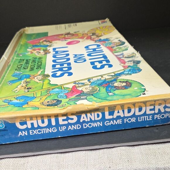 Vintage, 1979, Milton Bradley, Chutes & Ladders Board Game, #4555 - Picture 7 of 9